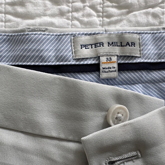 Peter Millar - Khaki Grey Shorts - Size 33 - Picture 5 of 6